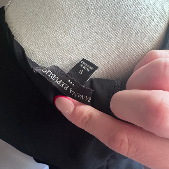 Banana Republic Black Peplum Dress - Picture 9 of 9